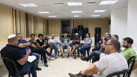 חברות וחברי משמר שכונת גבעת אלונים בהדרכה, יולי 2019.jpg